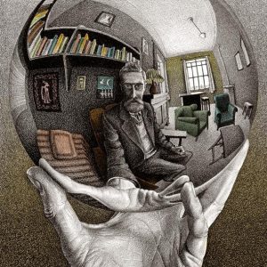 M.C. Escher Self Portrait Jigsaw Puzzle Set