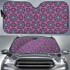 Magenta Mandala Bohemian Car Auto Sun Shade