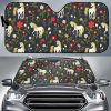 Magic Floral Unicorn Car Auto Sun Shade