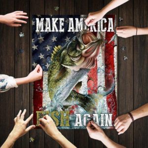 Make America Fish Again Jigsaw Puzzle Set