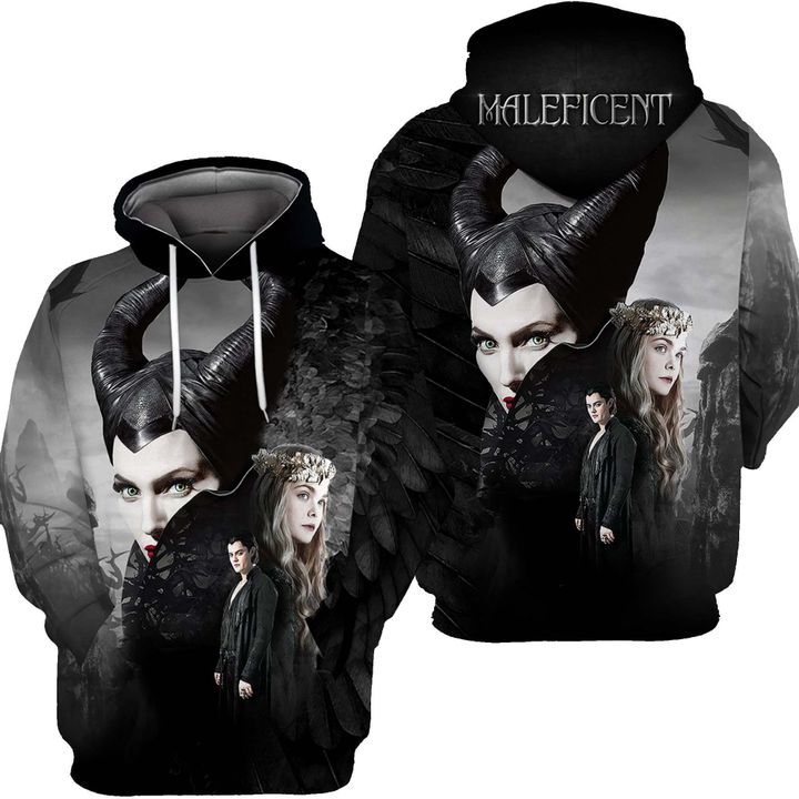 Maleficent 3D Printed Hoodie/Zipper Hoodie Maleficent 3D Printed Hoodie/Zipper Hoodie
