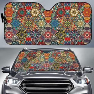 Mandala Star Bohemian Car Auto Sun Shade