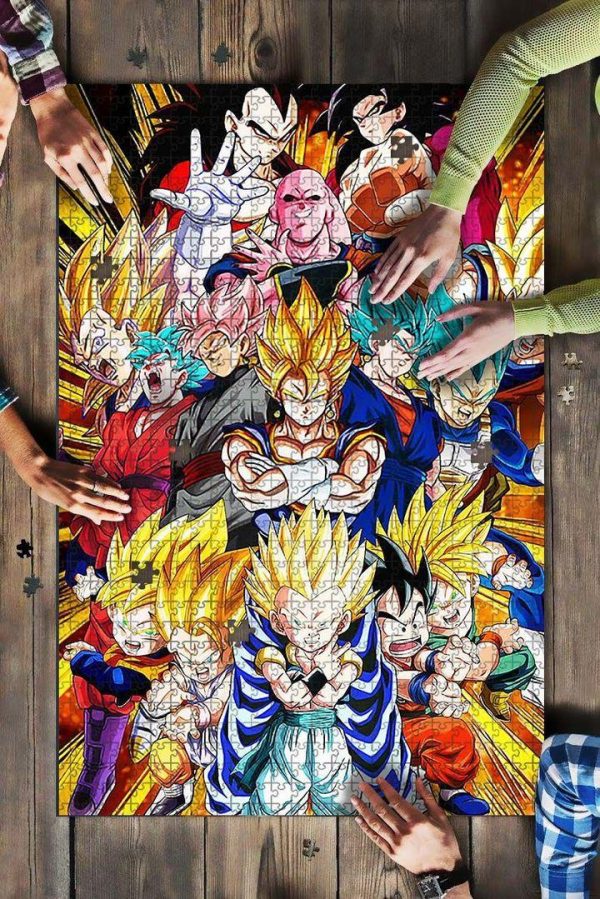 Manga Stories, Dragon Ball, Goku Jigsaw Puzzle Set