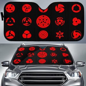 Mangekyo Sharingan Eyes Car Auto Sun Shade