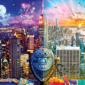 Manhattan Skyline Jigsaw Puzzle Set