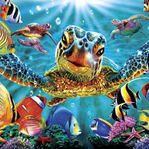 Marine Color Tiny Bubbles Jigsaw Puzzle Set