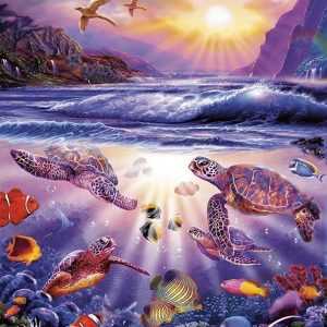 Marine Color Turtle Bay Jigsaw Puzzle Set