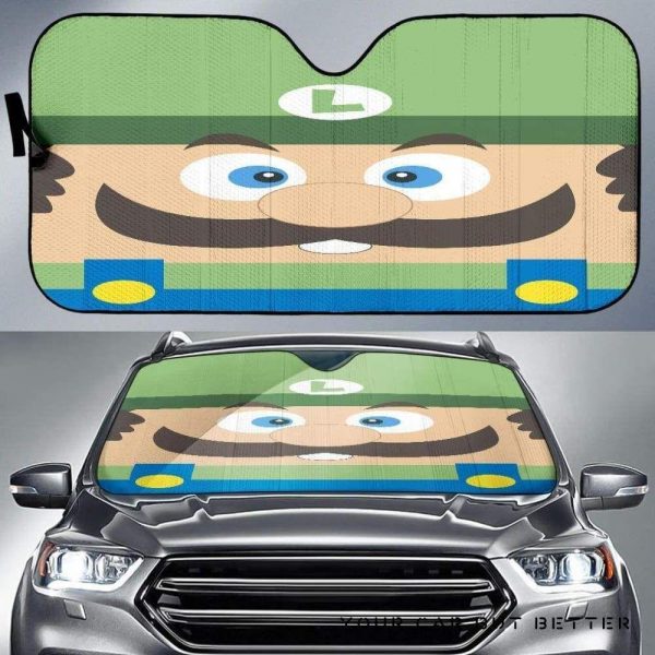 Mario Green Car Auto Sun Shade