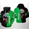 Marshall Thundering Herd NCAA US Flag Skull 3D Printed Hoodie/Zipper Hoodie