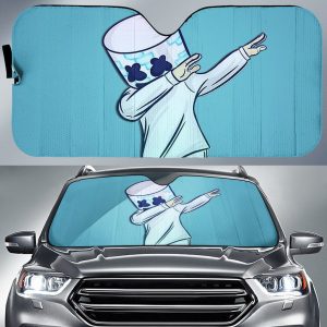 Marshmello Car Auto Sun Shade