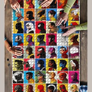 Marvel Heroes And Villains Jigsaw Puzzle Set
