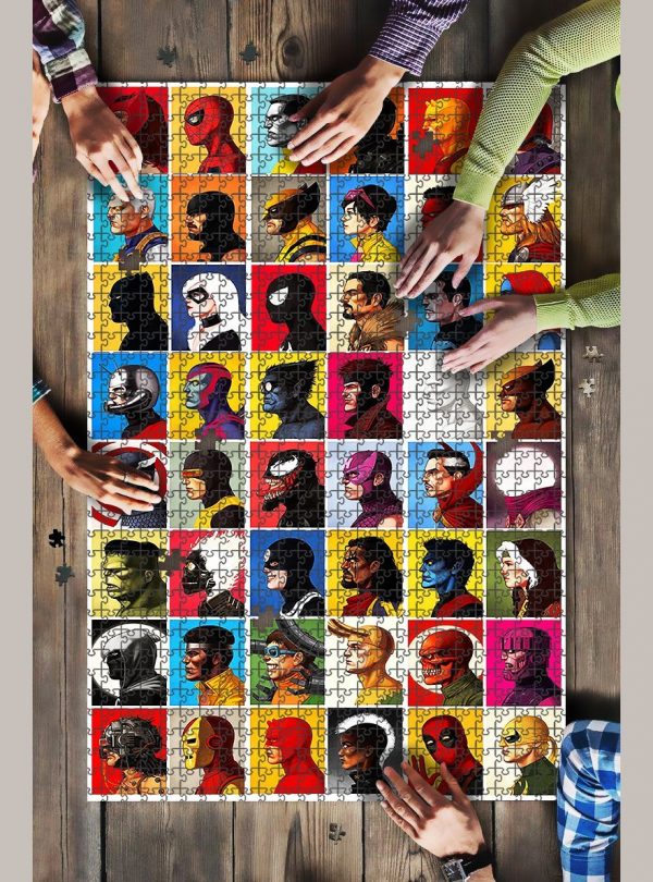 Marvel Heroes And Villains Jigsaw Puzzle Set