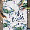 Maryland Blue Crabs Pattern Jigsaw Puzzle Set