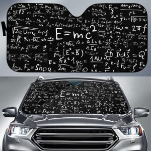 Math Lover Math Teacher Car Auto Sun Shade