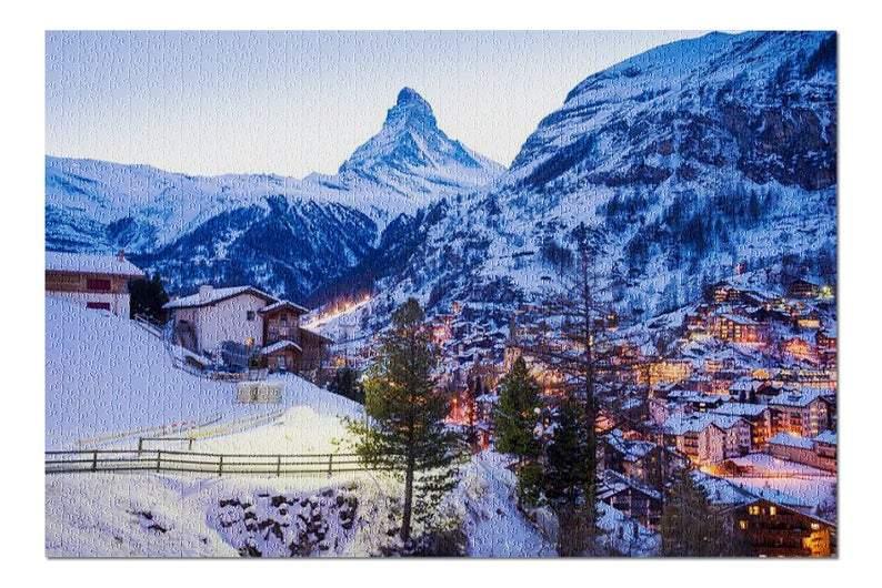 Matterhorn Ski Resort Jigsaw Puzzle Set Matterhorn Ski Resort Jigsaw Puzzle Set