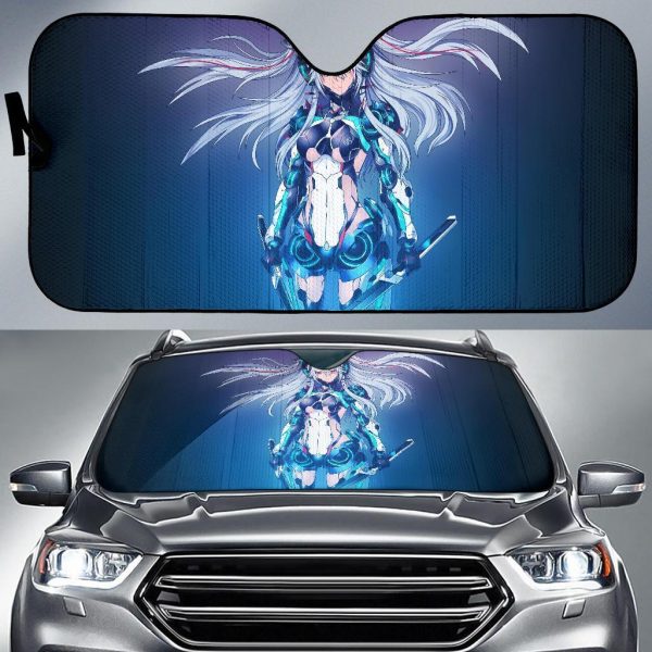 Mecha Girls Anime Car Auto Sun Shade