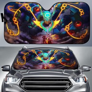 Mega Rayquazas Car Auto Sun Shade