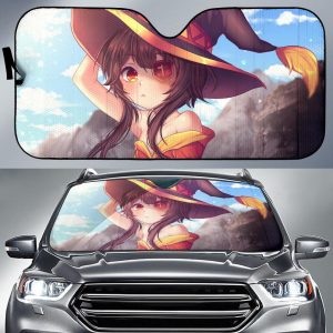 Megumin Konosubas Anime Car Auto Sun Shade