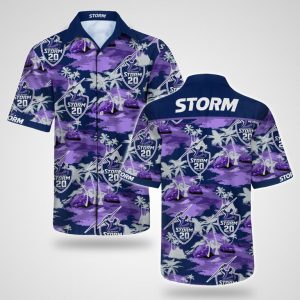 Melbourne Storm Hawaiian Shirt Summer Button Up