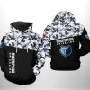 Memphis Grizzlies NBA Camo Veteran Team 3D Printed Hoodie/Zipper Hoodie