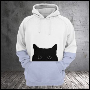 Meow Meow Black Cat 3D Printed Hoodie/Zipper Hoodie