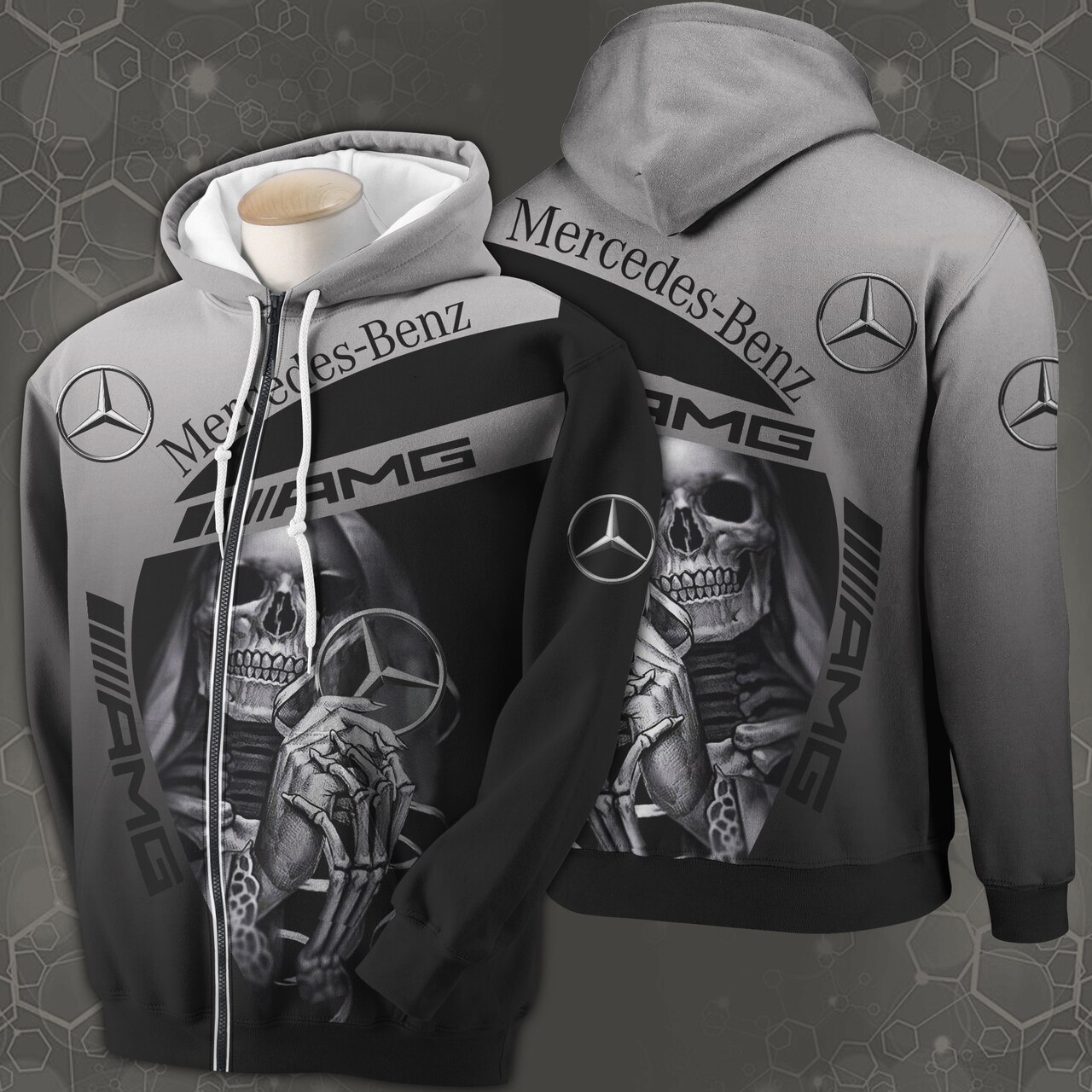 Mercedes Benz 3D Printed Hoodie/Zipper Hoodie – LUCKY SHIRT DESIGN