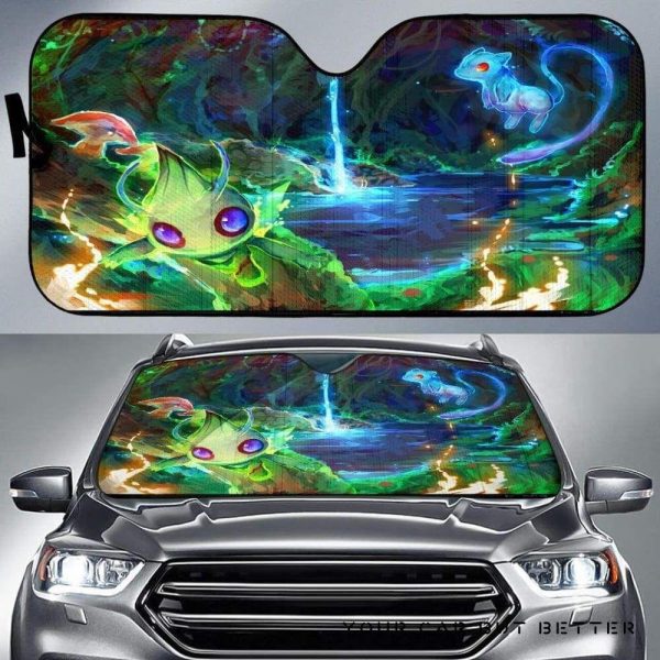 Mew Pokemon Car Auto Sun Shade