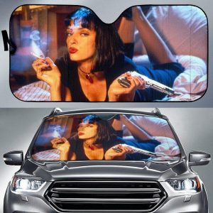 Mia Wallace Pulp Fiction Vintage Car Auto Sun Shade