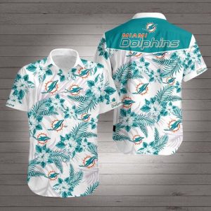 Miami Dolphins Football Hawaiian Shirt Summer Button Up