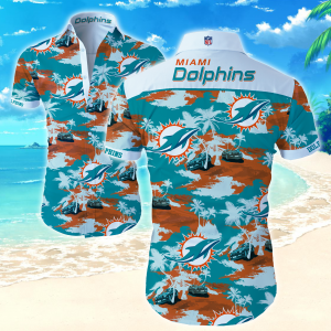 Miami Dolphins Hawaiian Shirt Summer Button Up