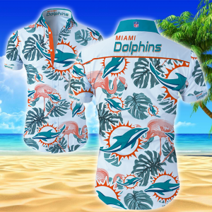 Miami Dolphins Hawaiian Shirt Summer Button Up