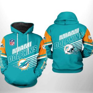 Miami Dolphins NFL Team 3D Printed Hoodie/Zipper Hoodie