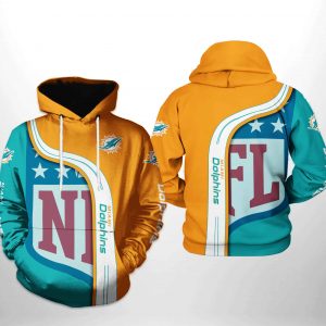 Miami Dolphins NFL Team 3D Printed Hoodie/Zipper Hoodie