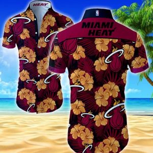 Miami Heat Hawaiian Shirt Summer Button Up