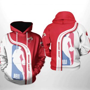 Miami Heat NBA Team 3D Printed Hoodie/Zipper Hoodie