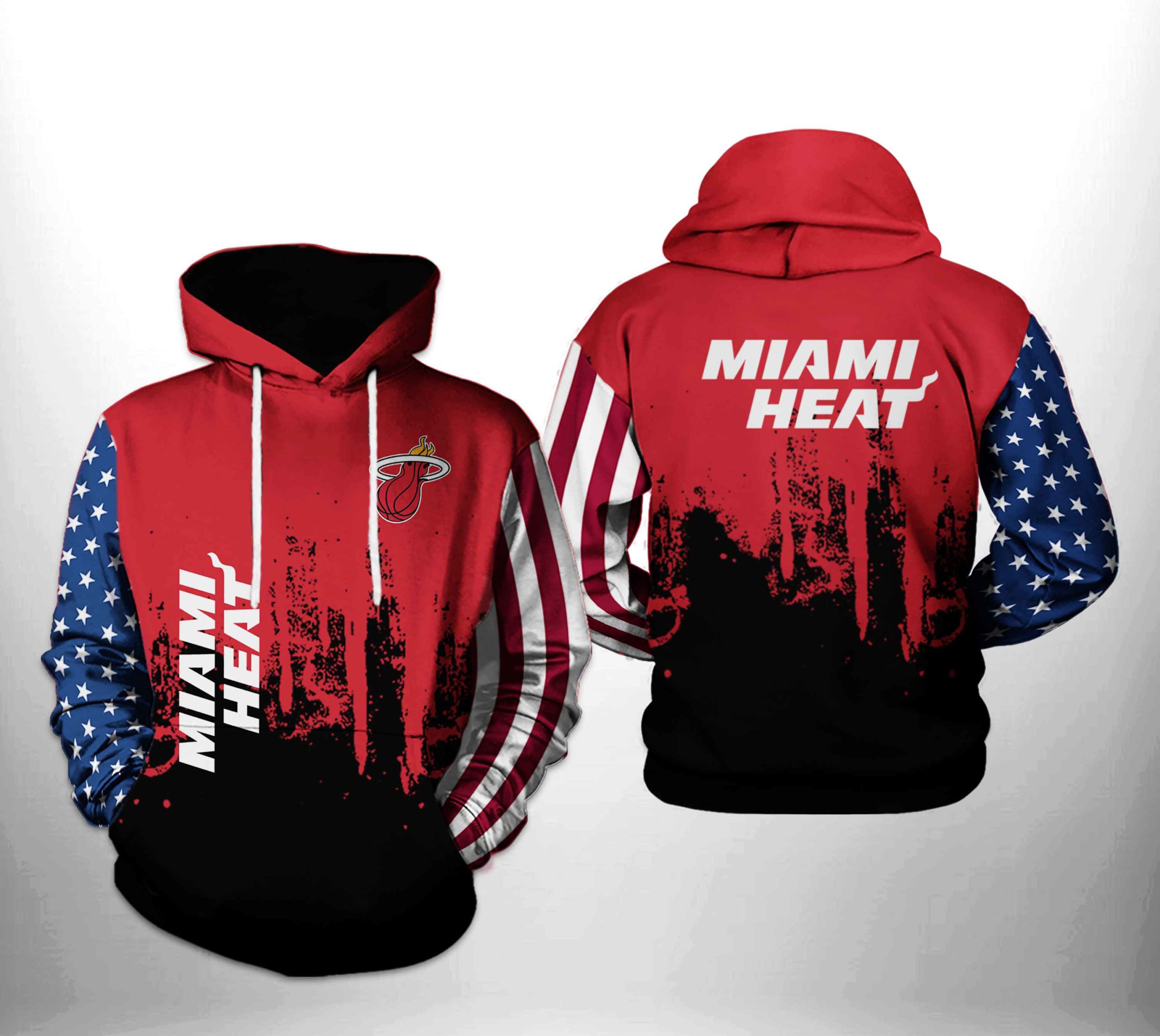 Miami Heat NBA Team US 3D Printed Hoodie/Zipper Hoodie Miami Heat NBA Team US 3D Printed Hoodie/Zipper Hoodie