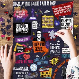Michael Scott The Office Tv Jigsaw Puzzle Set
