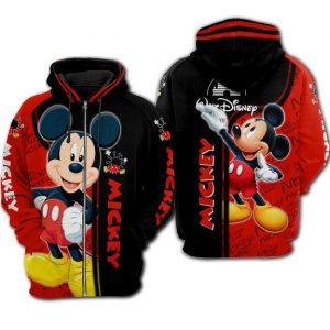 Mickey 3D Printed Hoodie/Zipper Hoodie