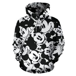 Mickey 3D Printed Hoodie/Zipper Hoodie