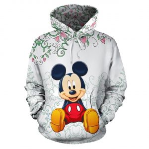 Mickey 3D Printed Hoodie/Zipper Hoodie