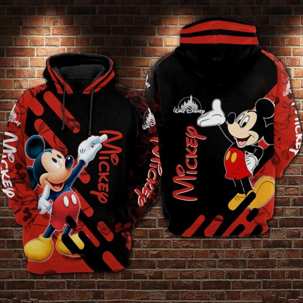 Mickey 3D Printed Hoodie/Zipper Hoodie