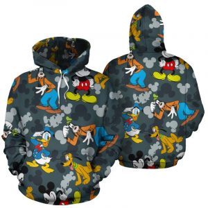 Mickey All Over Print 3D Printed Hoodie/Zipper Hoodie