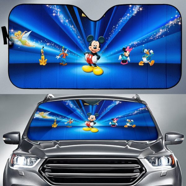 Mickey And Friends Walt Disney Car Auto Sun Shade