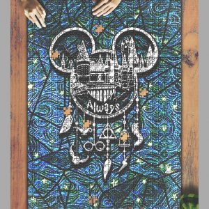 Mickey And Hogwart Jigsaw Puzzle Set