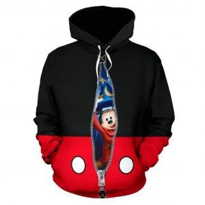 Mickey Fantasia 3D Printed Hoodie/Zipper Hoodie