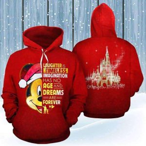 Mickey Mouse Face Christmas Quote 3D Printed Hoodie/Zipper Hoodie