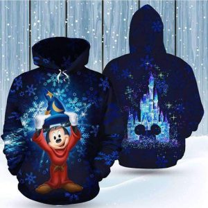 Mickey Mouse Fantasia 3D Printed Hoodie/Zipper Hoodie