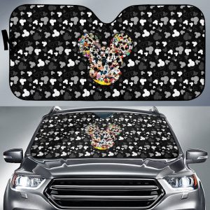 Mickey Mouses Head Car Auto Sun Shade