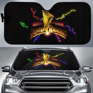 Mighty Morphin Power Rangers Car Auto Sun Shade