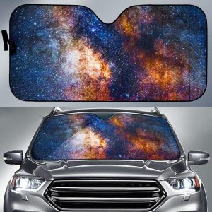 Milky Way Universe Galaxy Car Auto Sun Shade